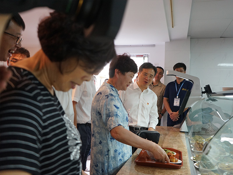 2019.9.27杭州市委周书记考察调研-阳光食堂（老年食堂）